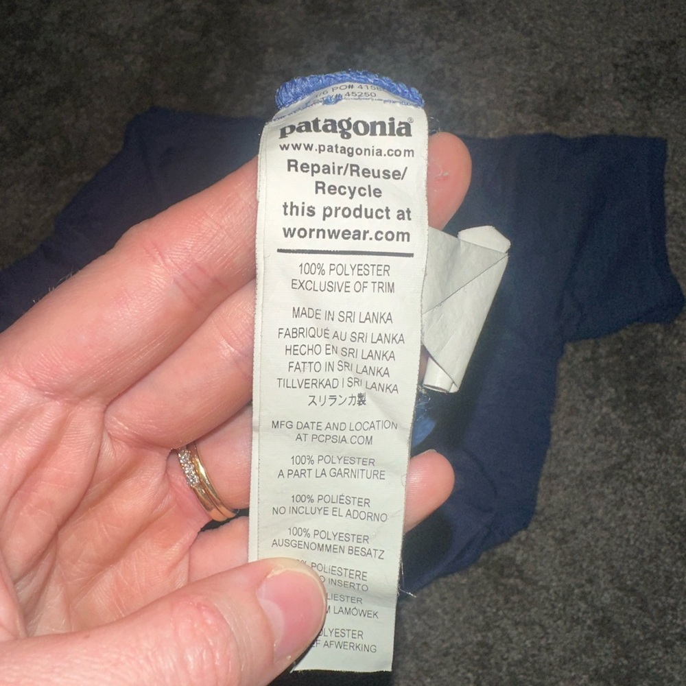 Patagonia Blue Short Sleeve Tee - Picture 5 of 5